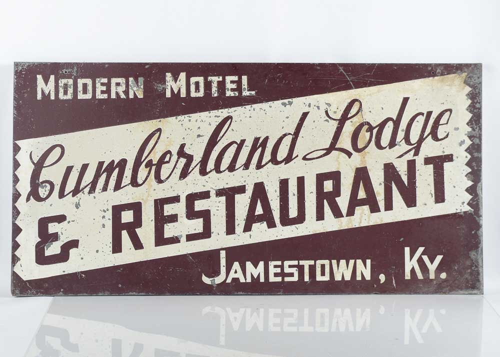 Cumberland Lodge & Restaurant Vintage Metal Sign
