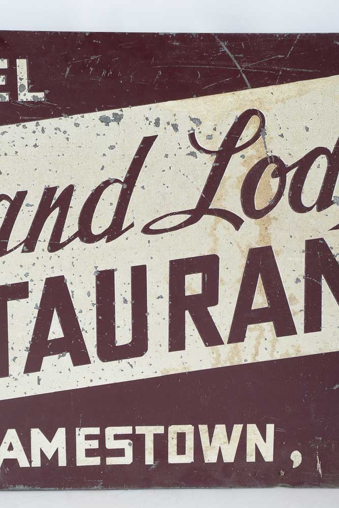 Cumberland Lodge & Restaurant Vintage Metal Sign