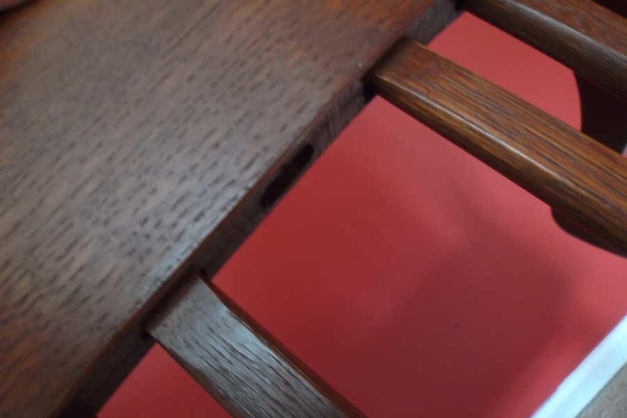 Vintage Oak Barristers Chair