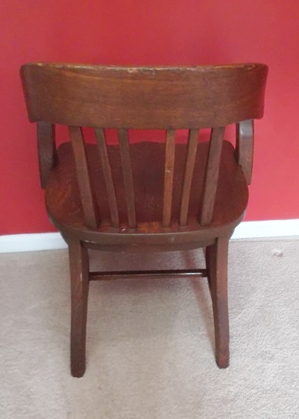 Vintage Oak Barristers Chair
