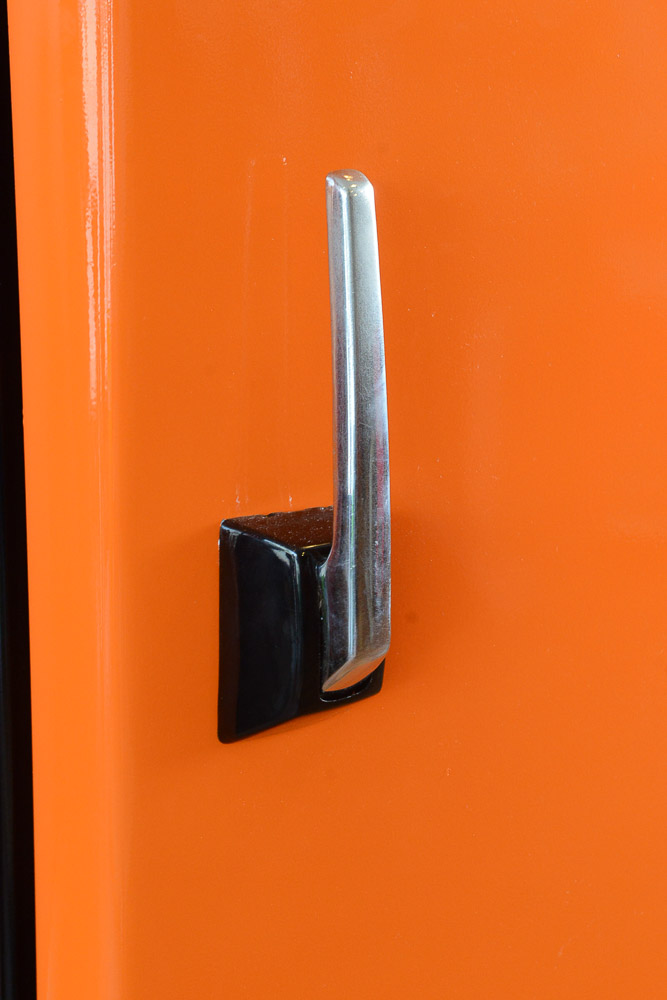 Vintage General Electric Refrigerator with Harley Davidson Logo