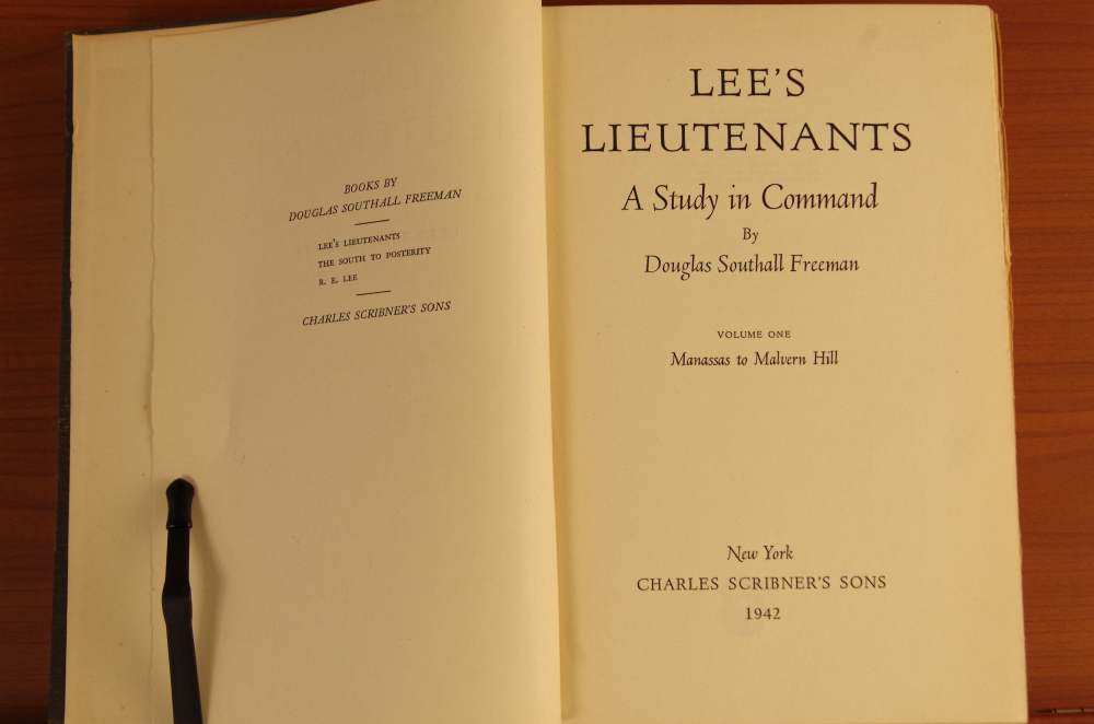 Three Volume Set of Lee's Lieutenants by Douglas Southall Freeman