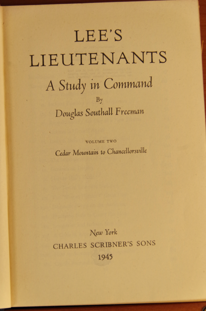 Three Volume Set of Lee's Lieutenants by Douglas Southall Freeman