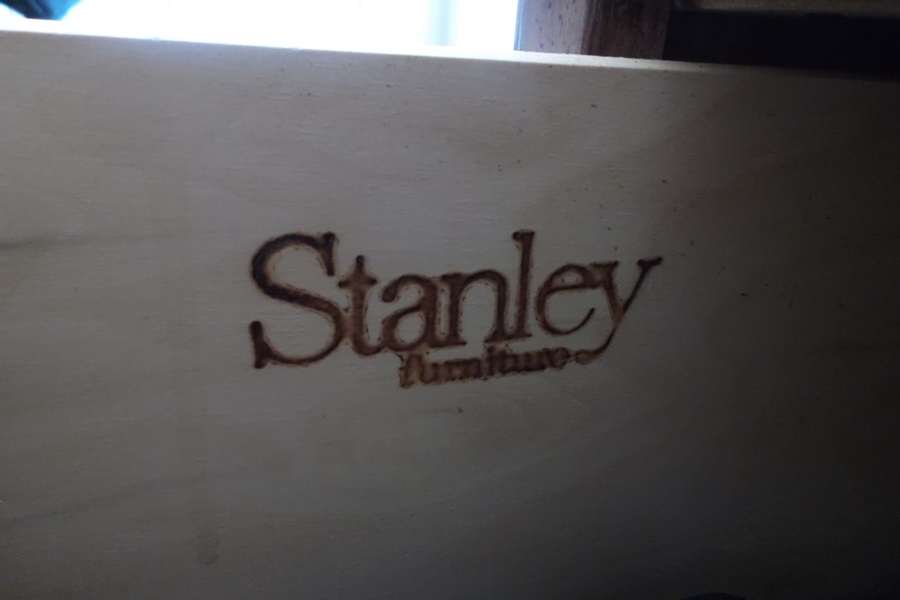 Vintage Stanley Four Drawer Dresser