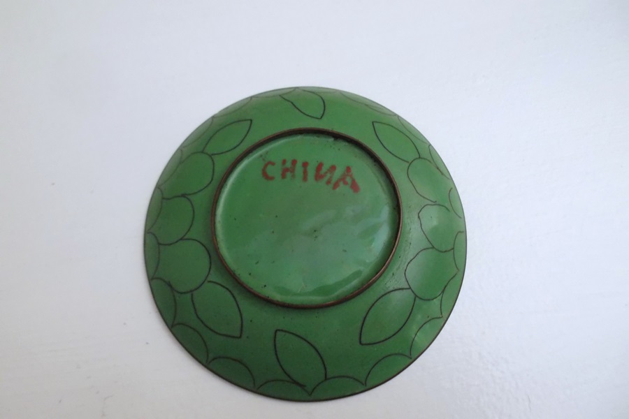 Two Chinese Cloisonne Items