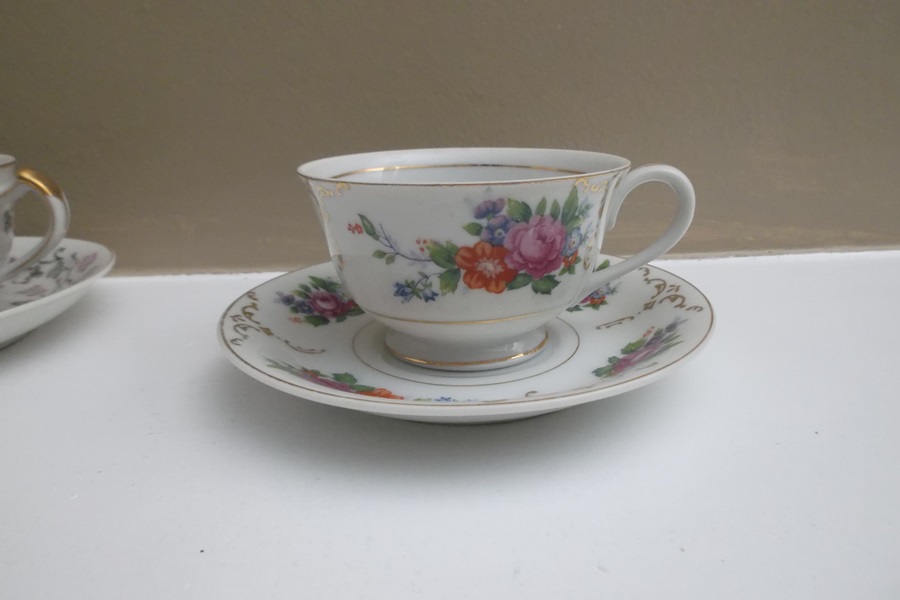Four China Tea Cups