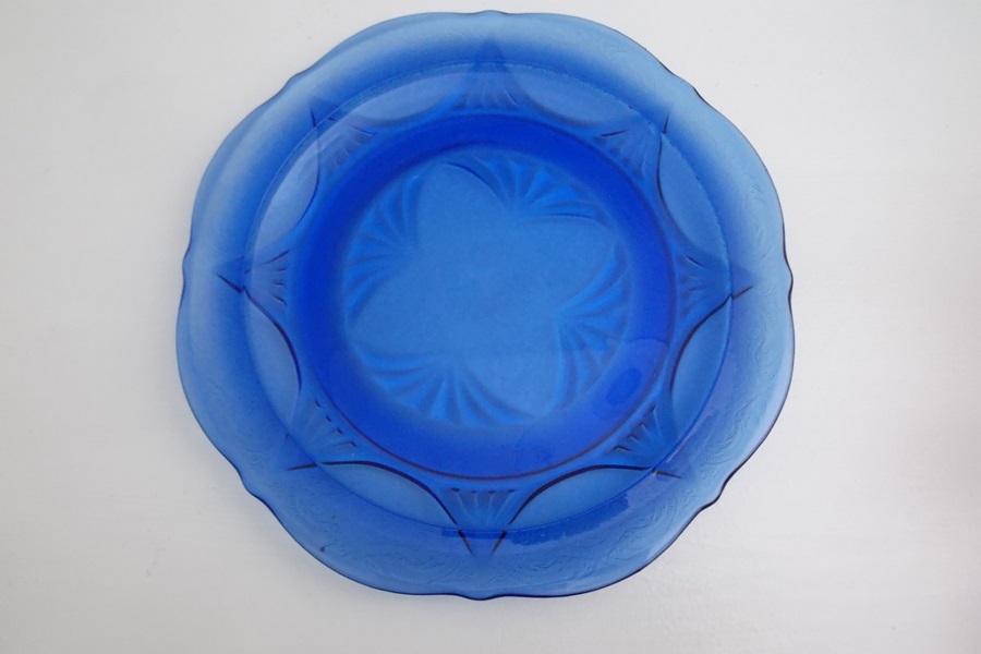 Three Cobalt Blue Items