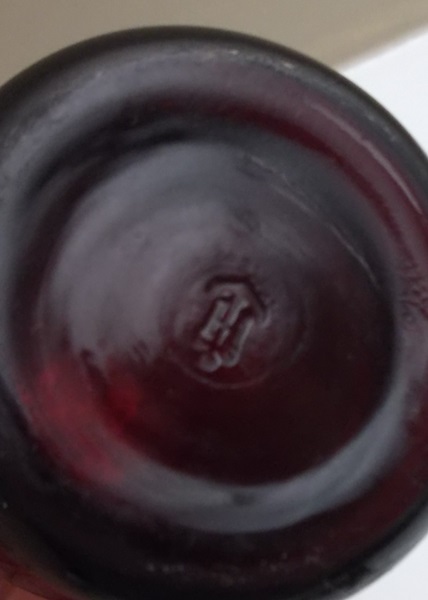 Two Red Anchor Hocking Vases and Other