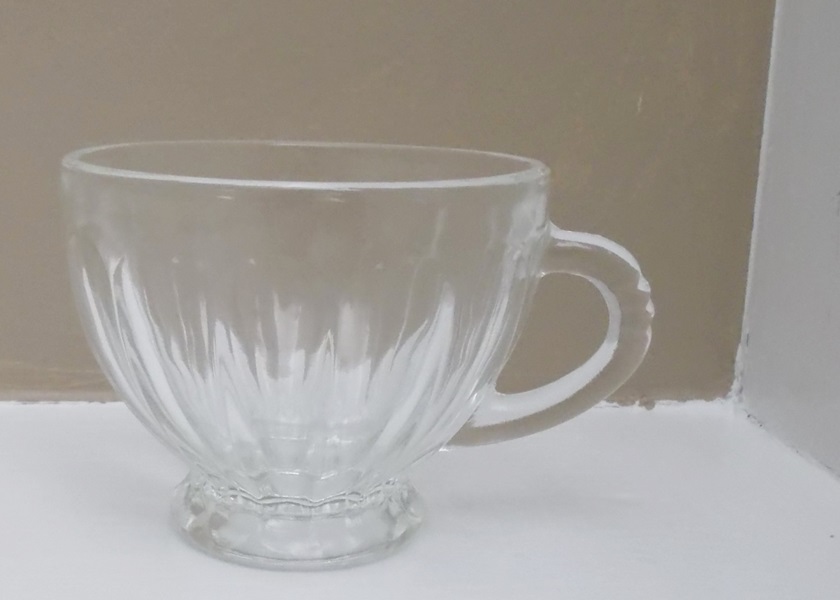 Vintage Glass Punch Bowl Set