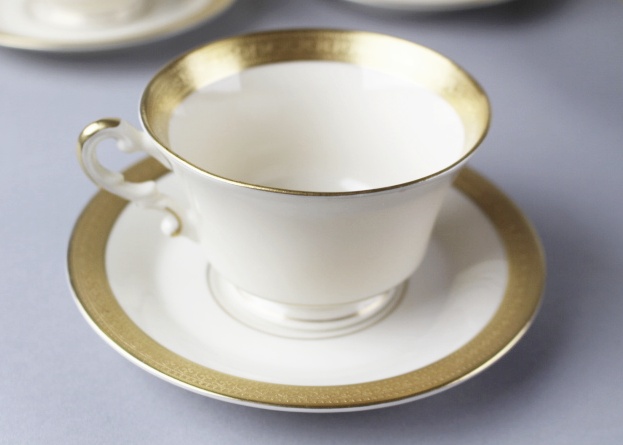 Syracuse China "Old Ivory" with Gilt Trims, Lenox "Lowell"