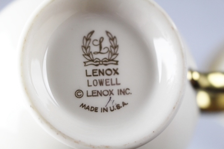 Syracuse China "Old Ivory" with Gilt Trims, Lenox "Lowell"