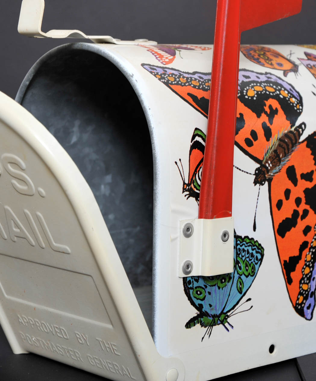 Butterfly Print Mailbox
