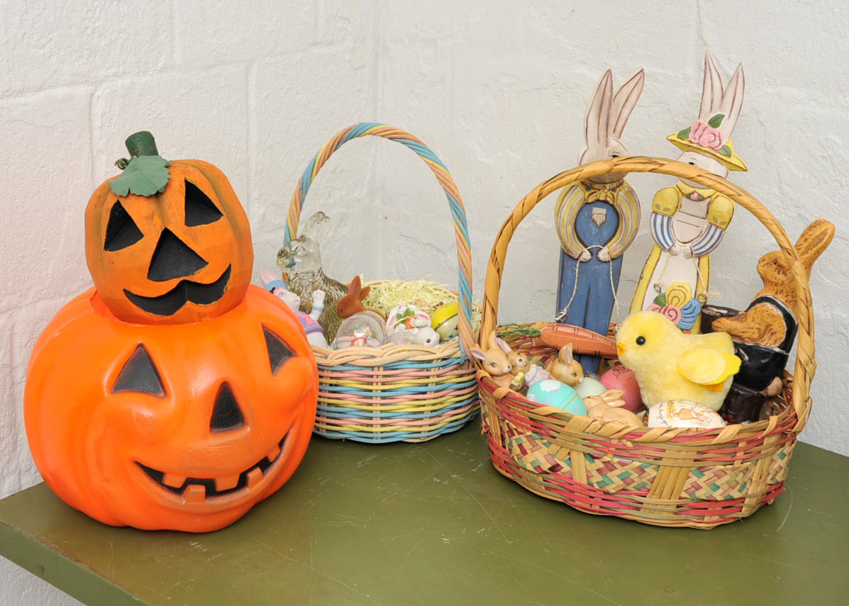 Variety of Holiday Decorations