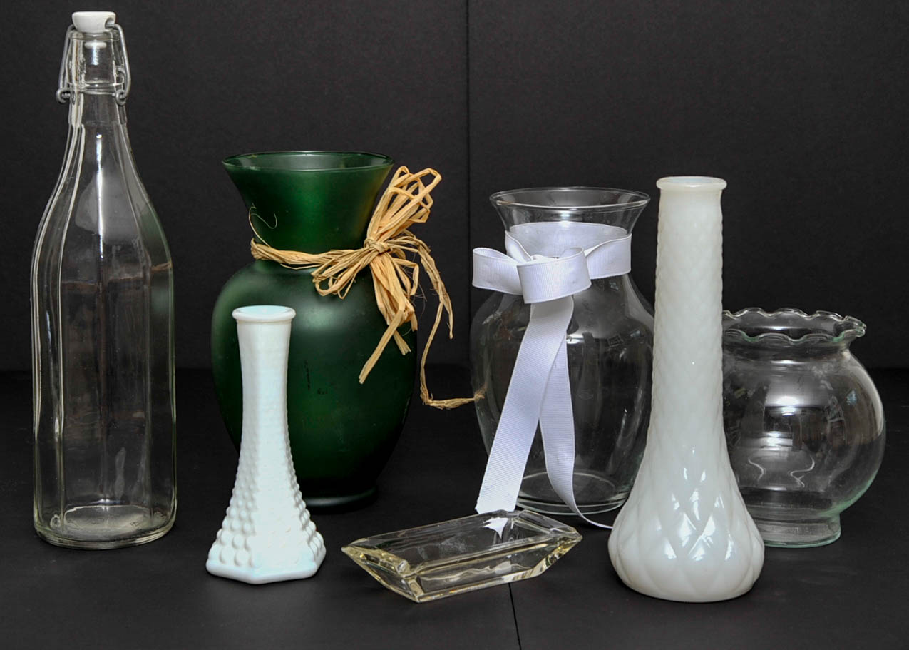 Collection of Glass Vases