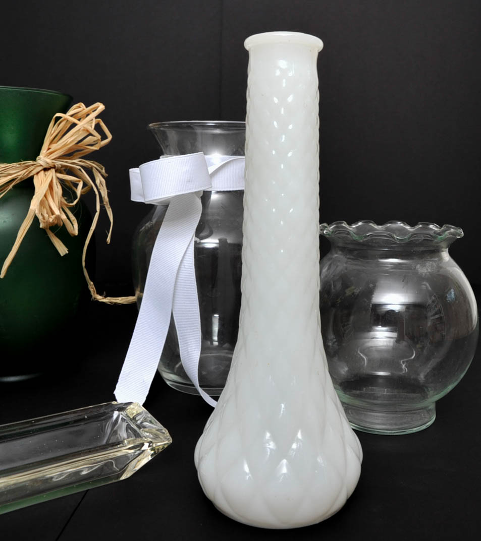 Collection of Glass Vases