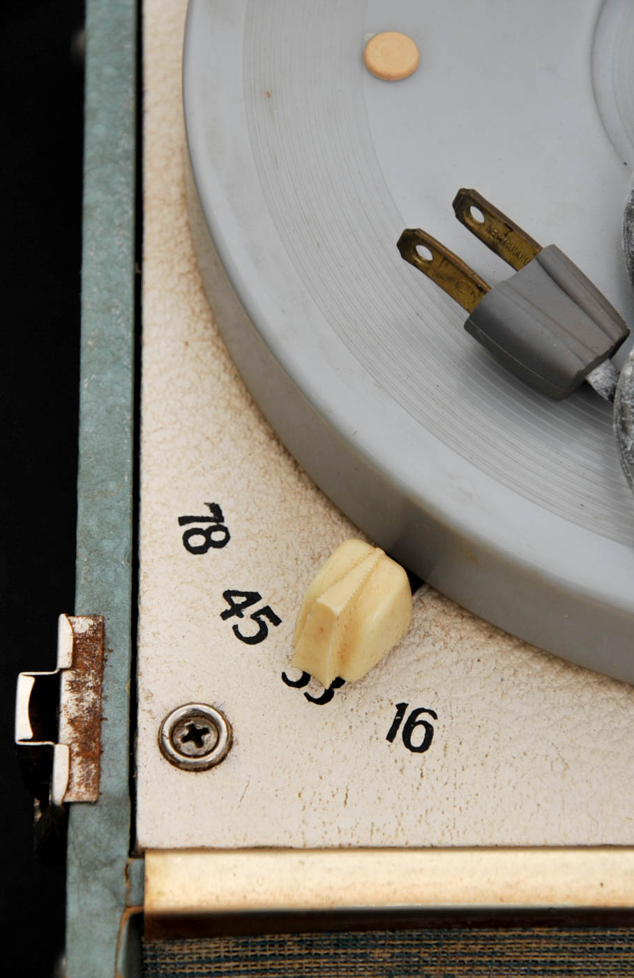 Duo of Record Players and Various Singles