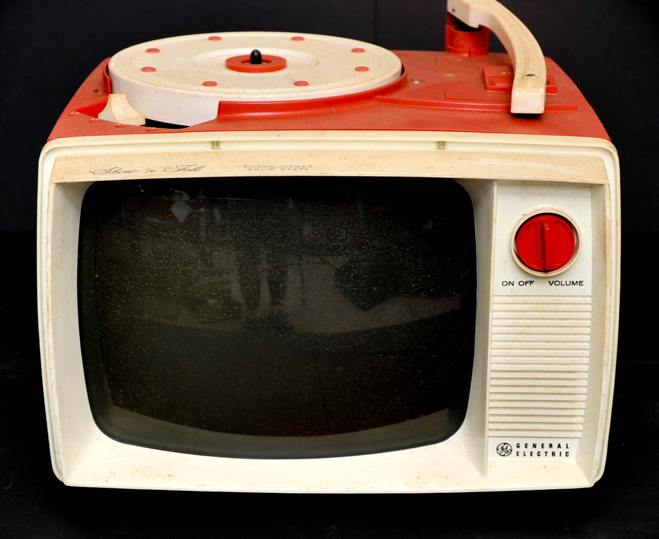 Duo of Record Players and Various Singles