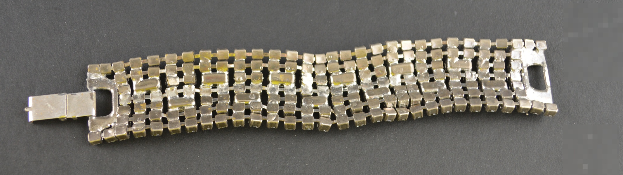 Vintage Clear Rhinestone Bracelet