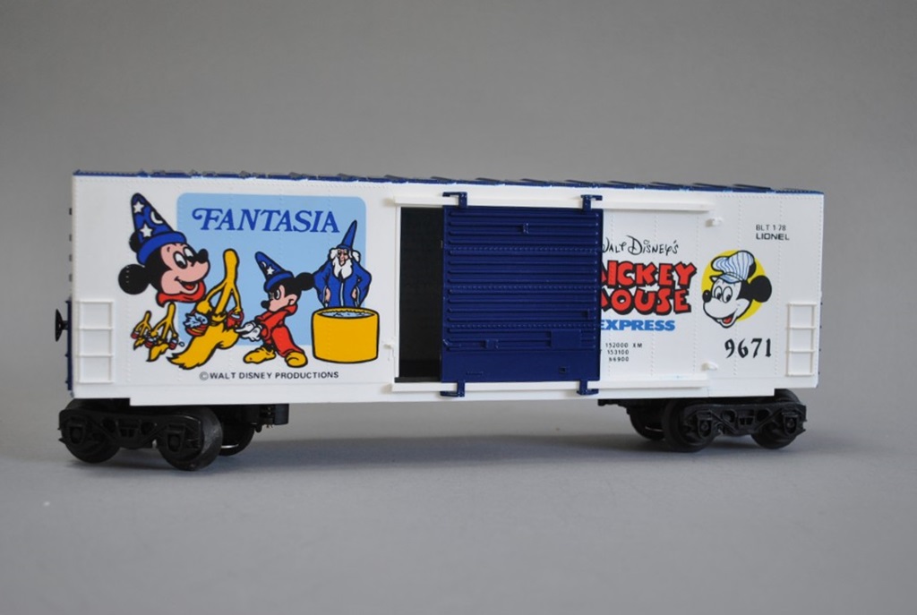 Lionel Walt Disney's "Mickey Mouse Express" Nine Car Train Set