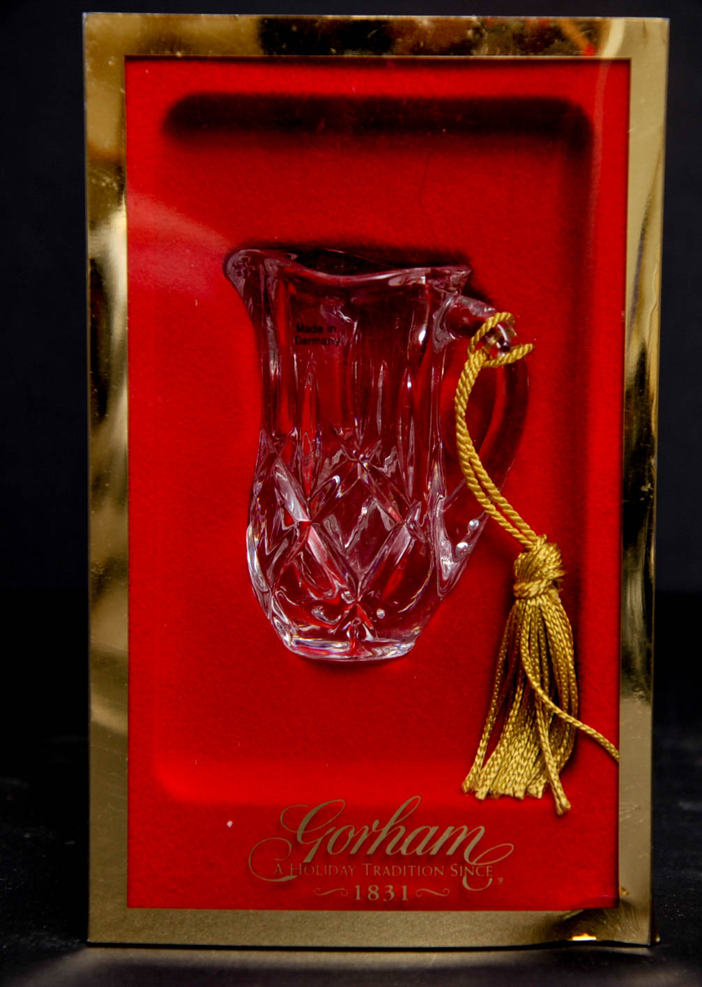 Spun Glass Christmas Decorations