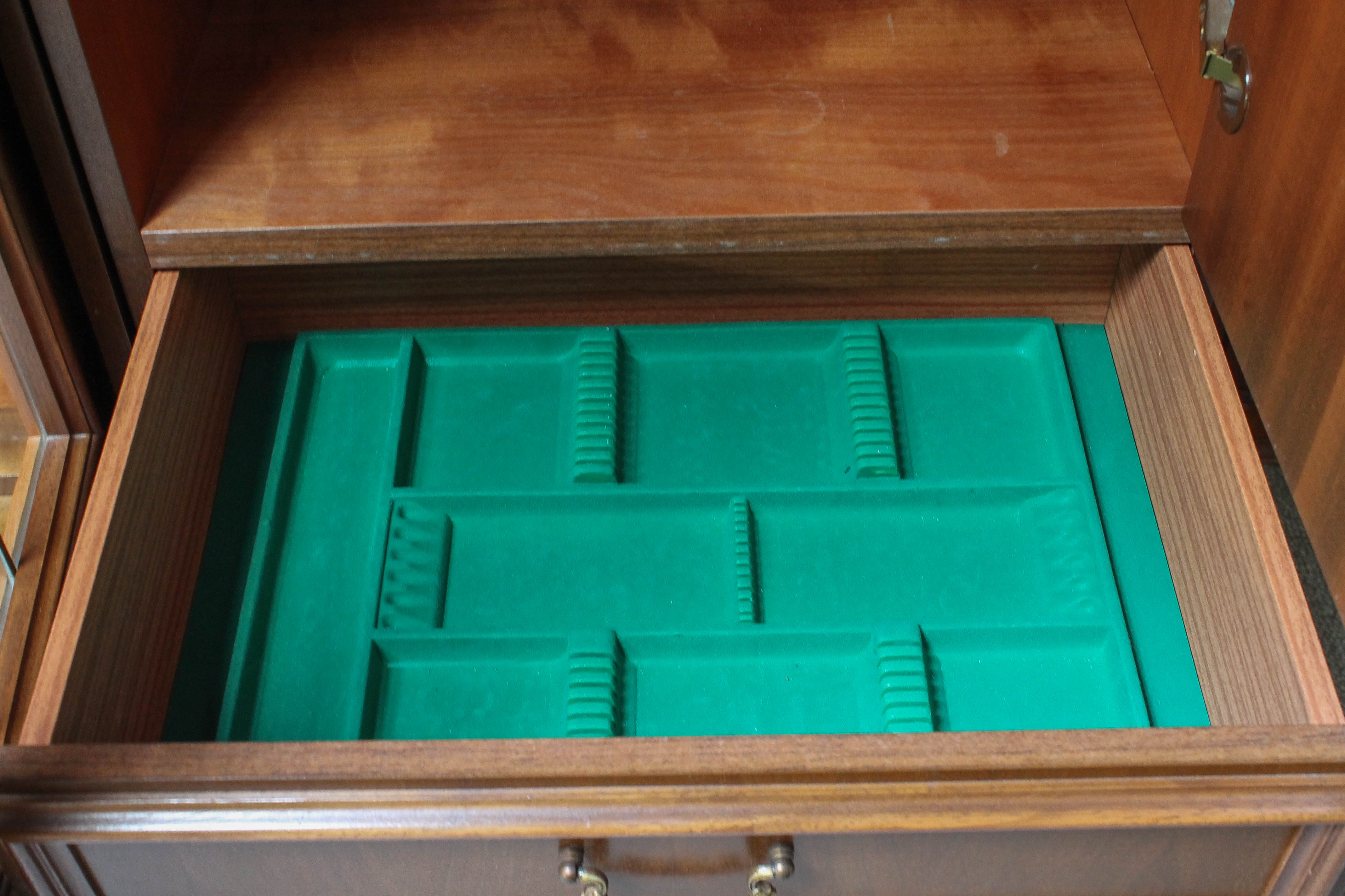 German Shrunk Sectional Entertainment Center