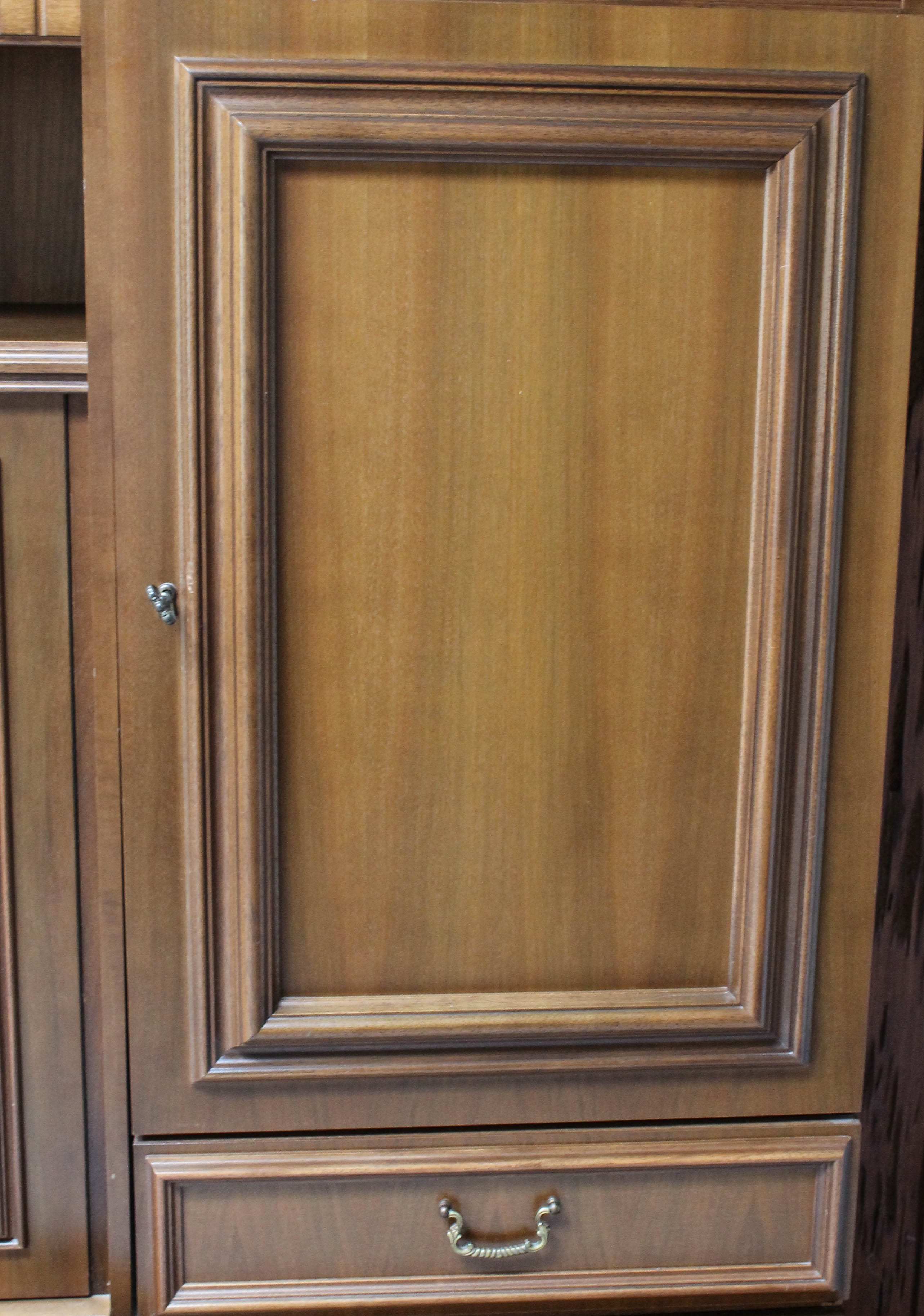 German Shrunk Sectional Entertainment Center