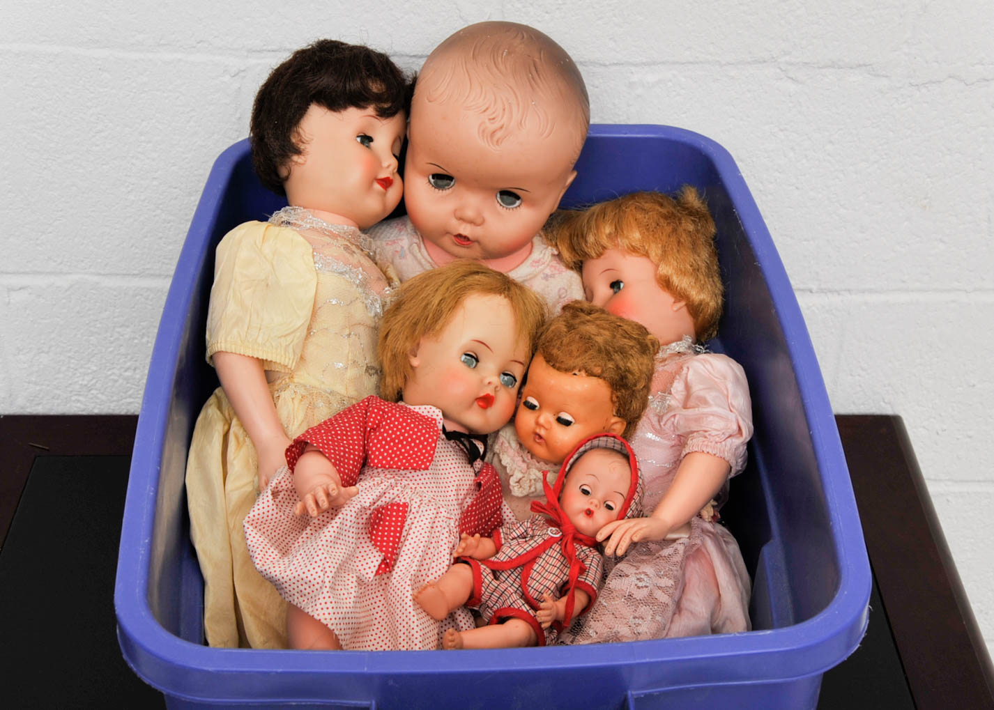 Variety of Dolls and Luggage