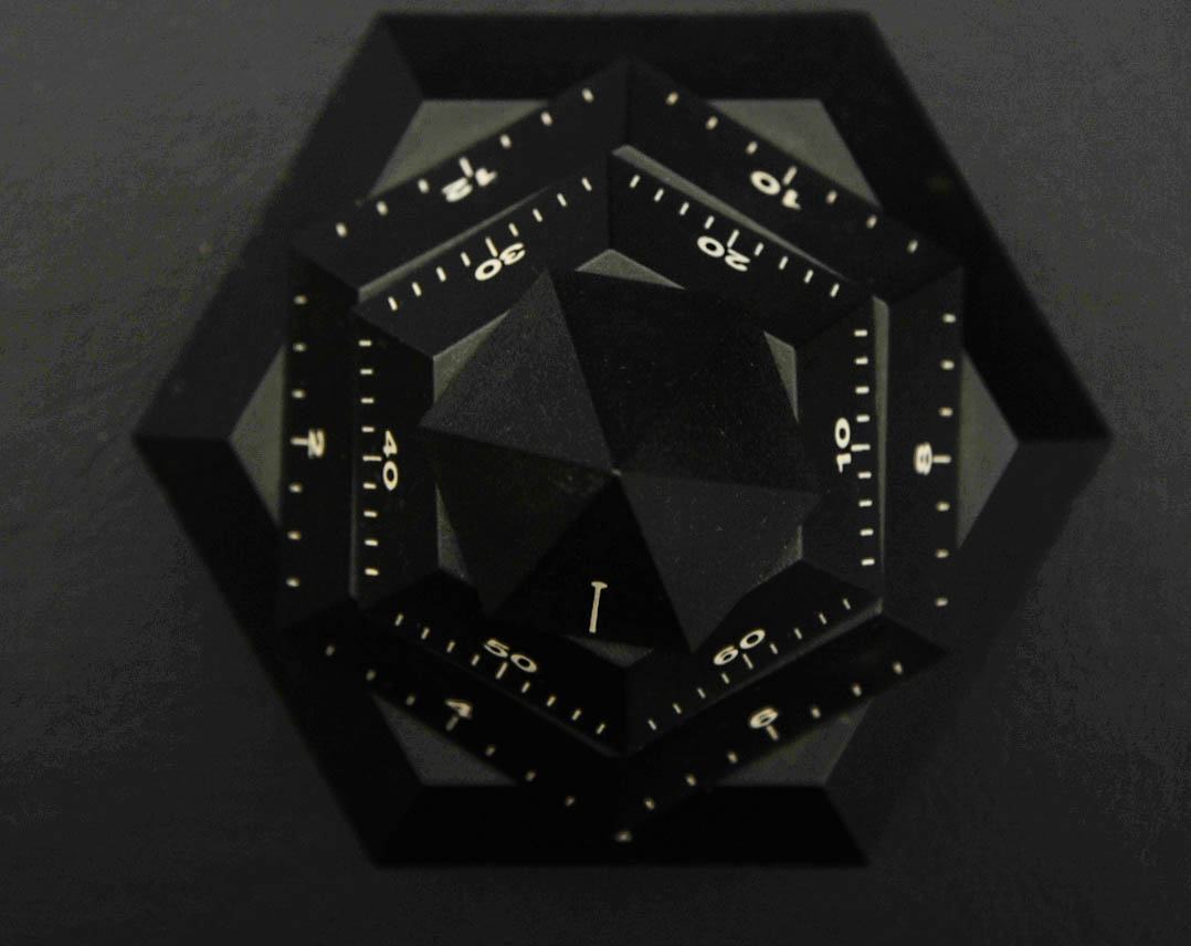 Ceramic Floral Painted Lamp and a Clock