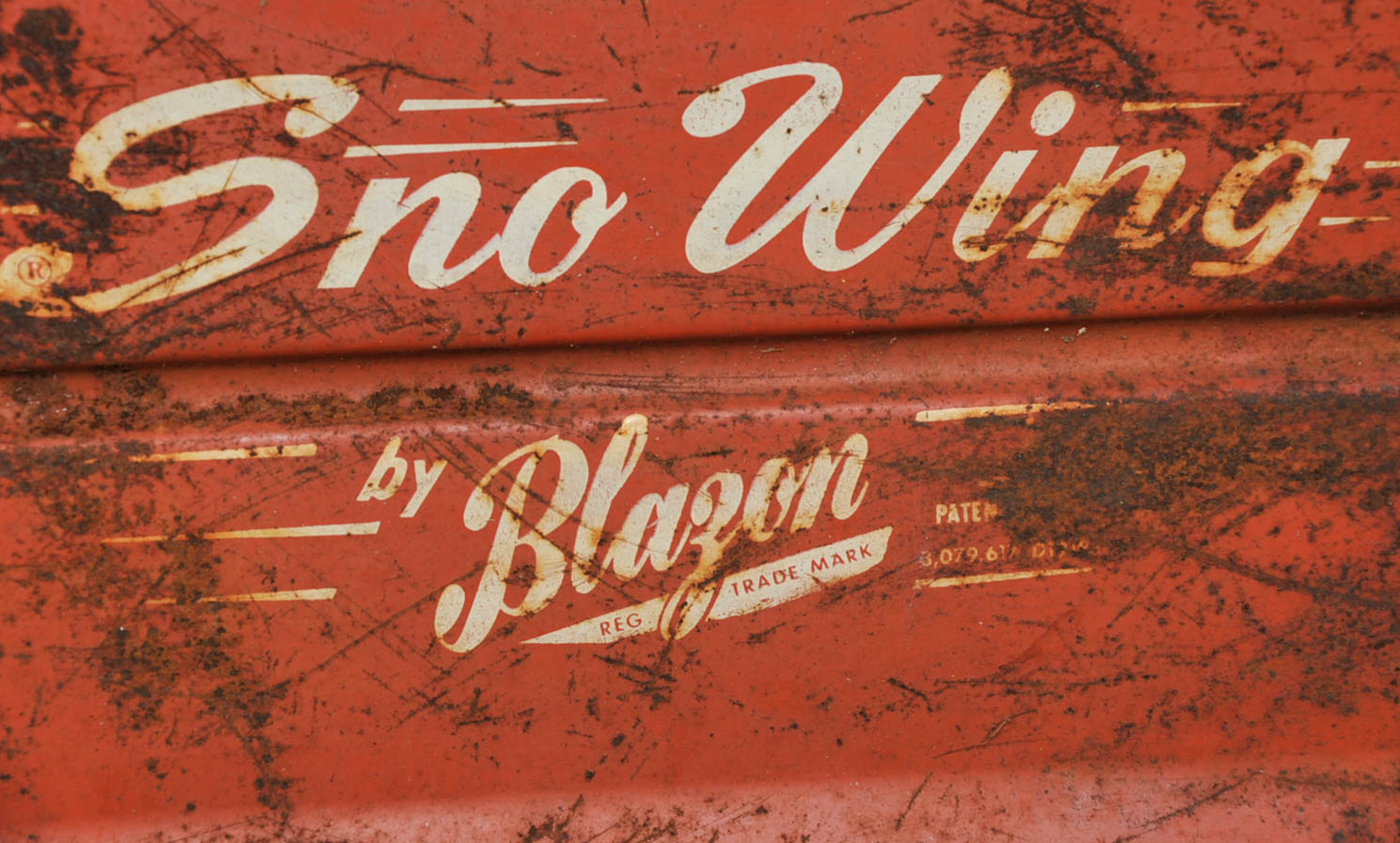 Vintage Blazon Sno Wing Sled