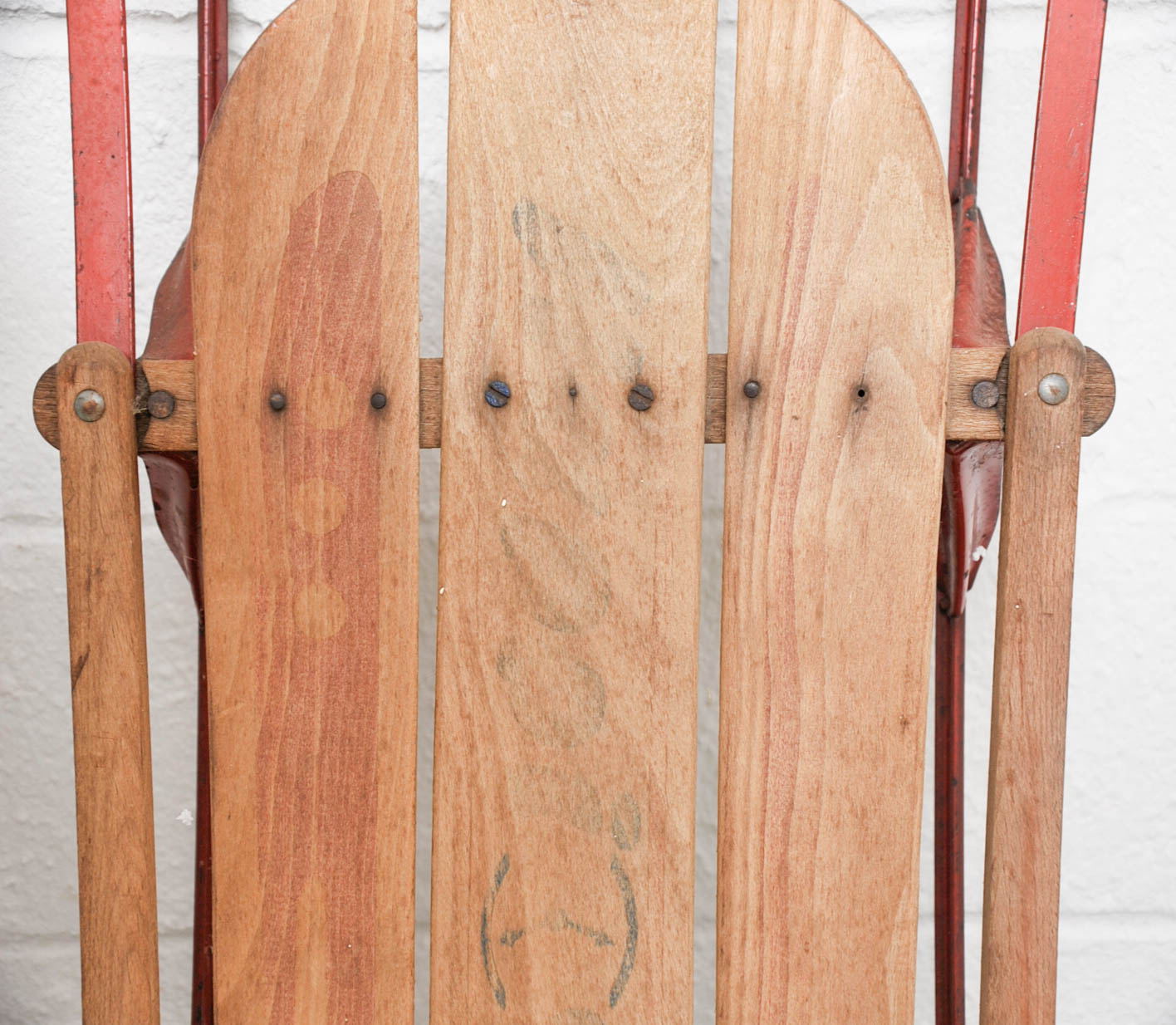 Vintage Steel Runner Sleds