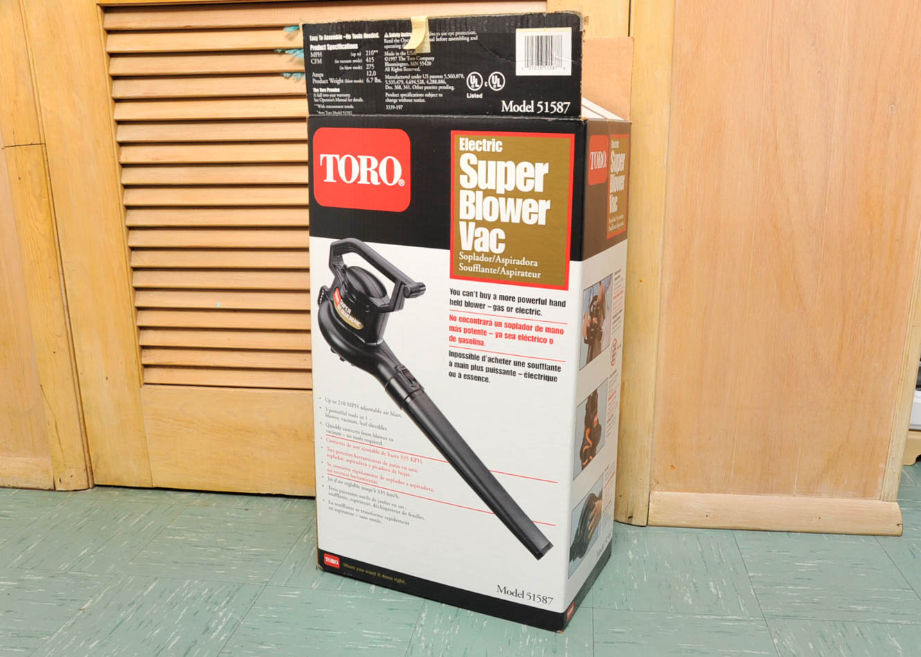 Toro super deals blower vac 51587