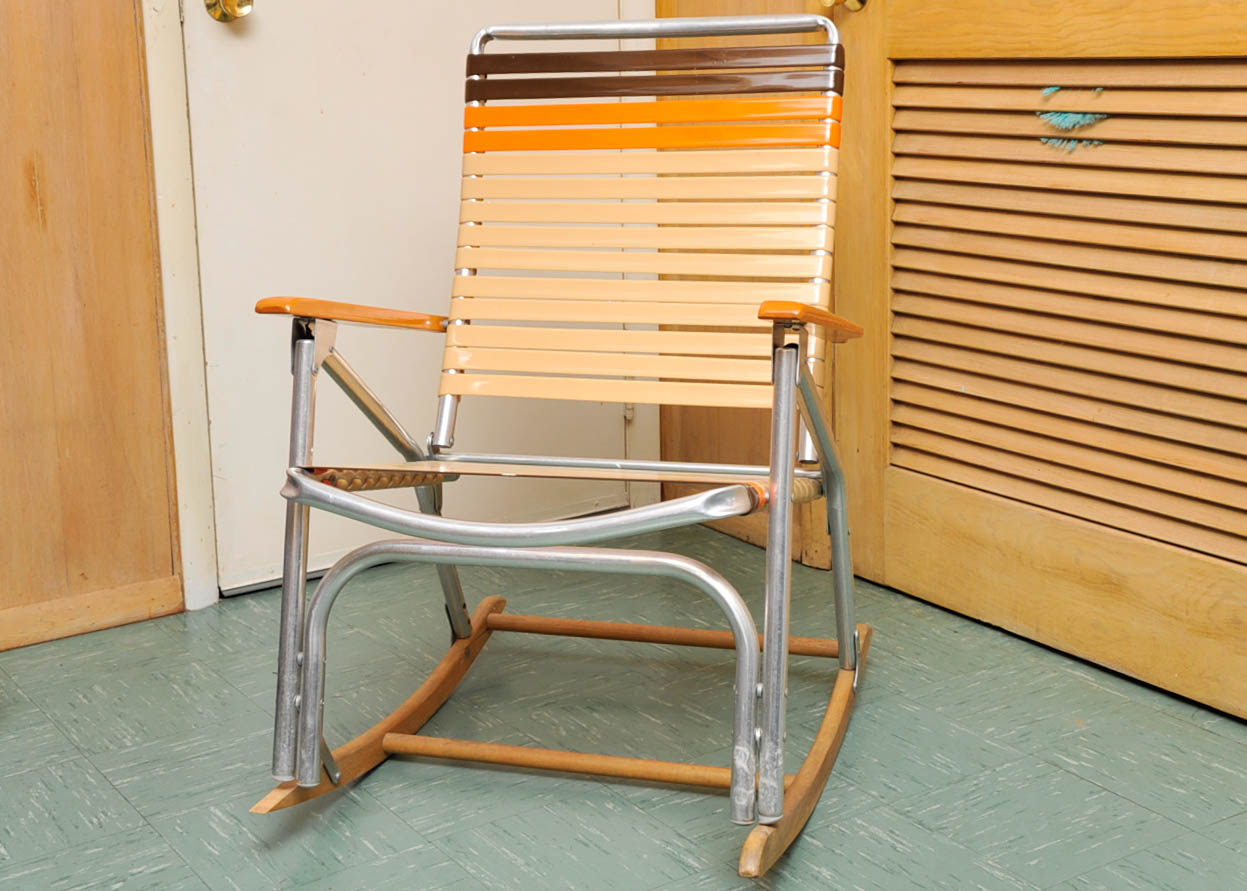 Vintage Rocking Lawn Chair