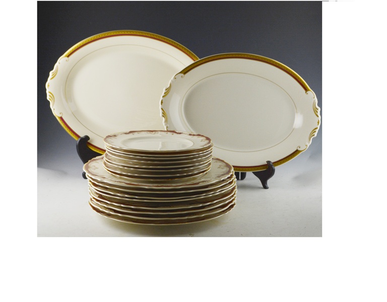 Collection of Syracuse China "Wayne" and "Radcliffe" Dinnerware