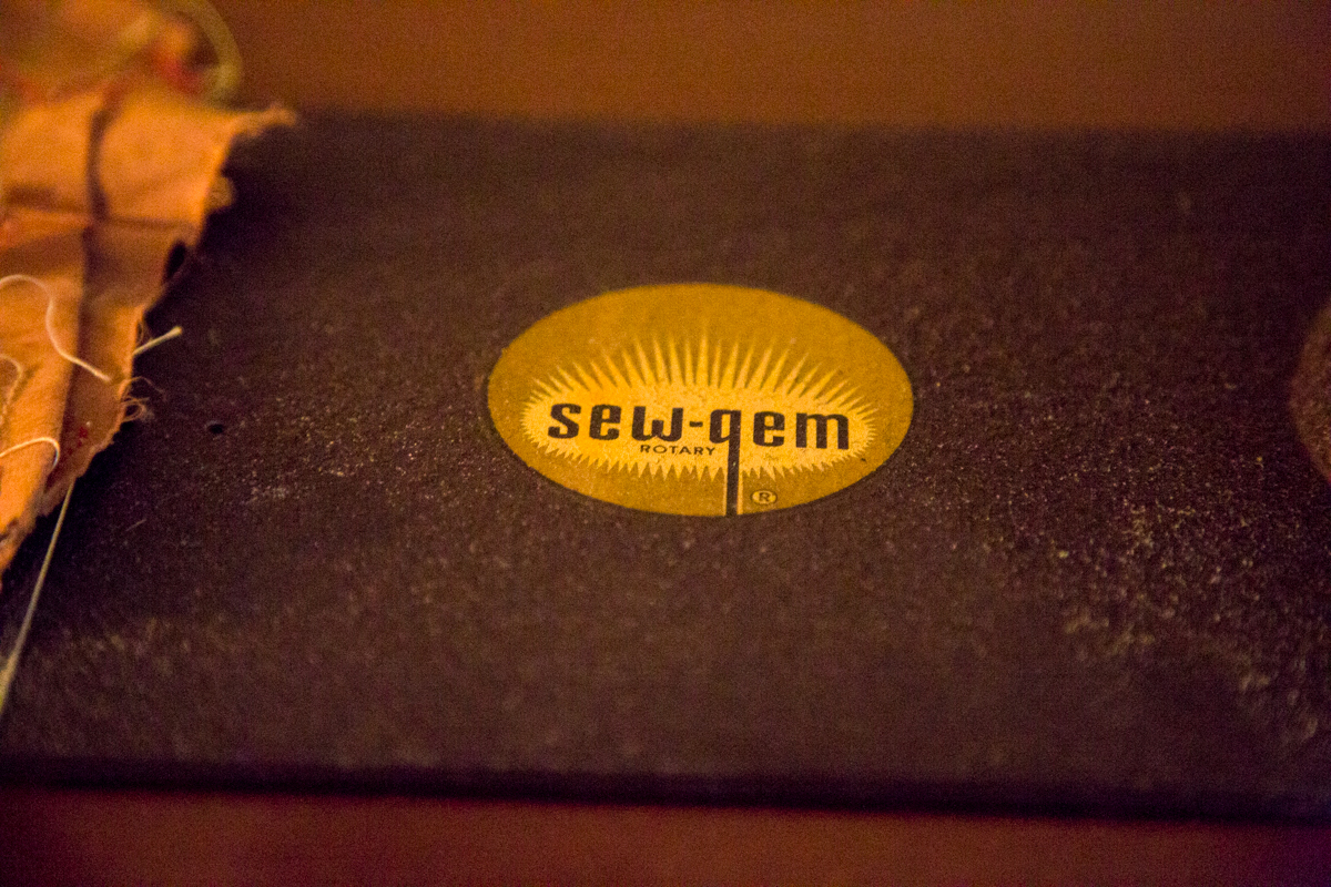 Vintage Sew Gem Model No. 215 Sewing Machine Table