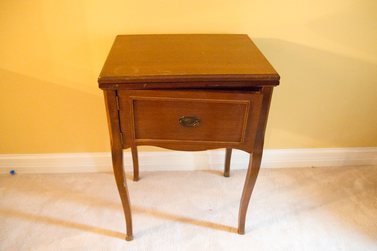 Vintage Sew Gem Model No. 215 Sewing Machine Table