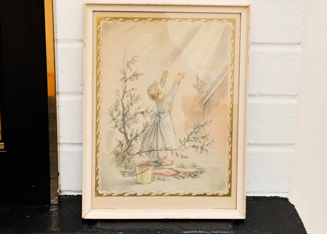 Framed Donald Art Co. Lithograph