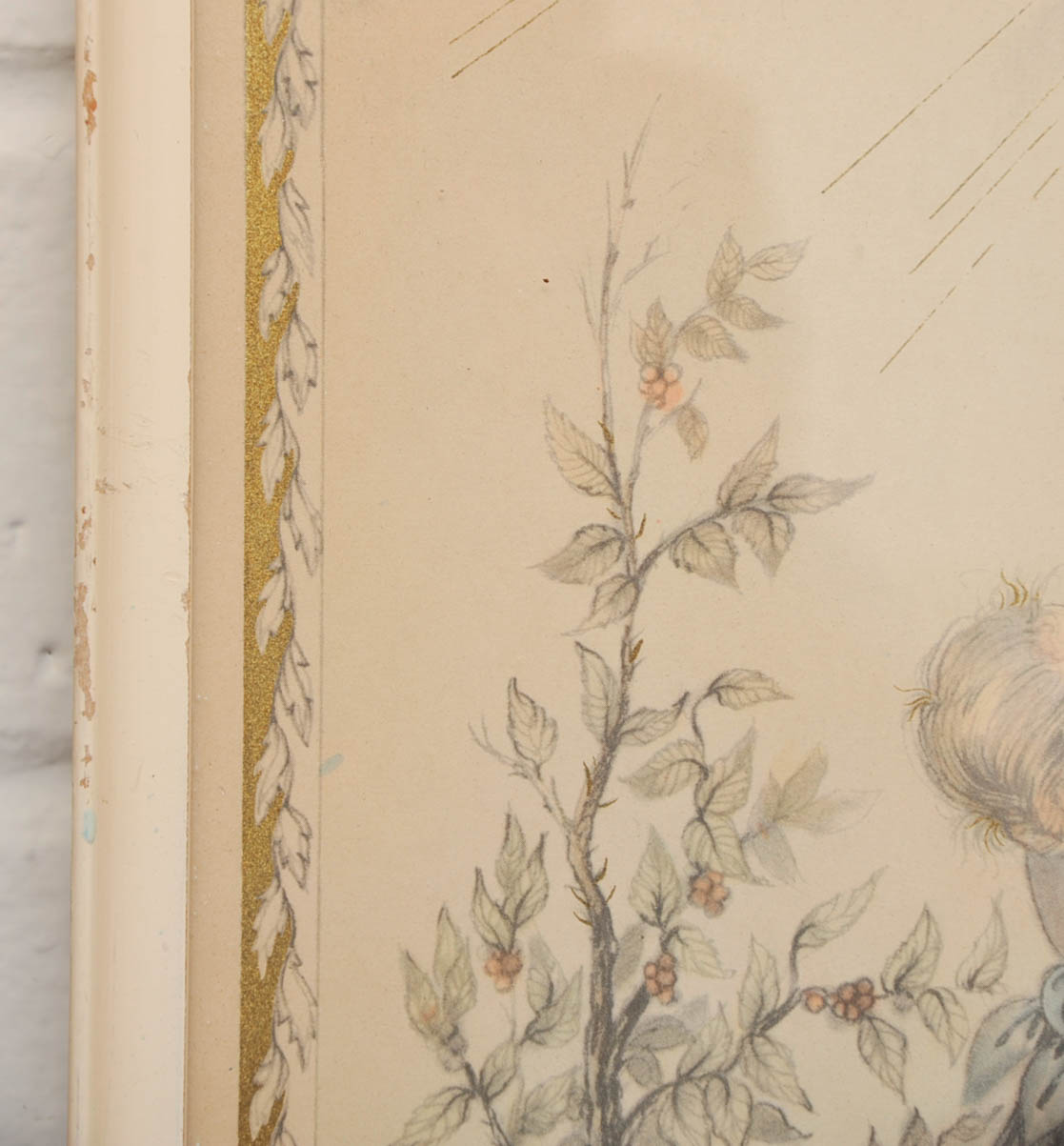 Framed Donald Art Co. Lithograph