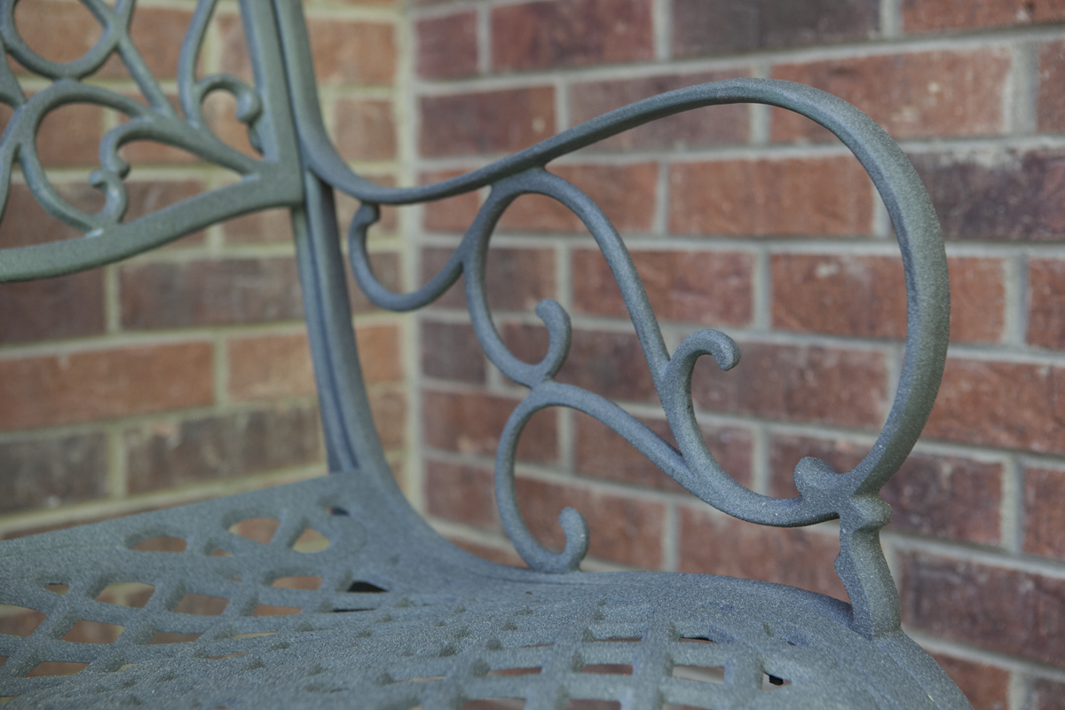 Wrought Iron Patio Table and Four Chairs