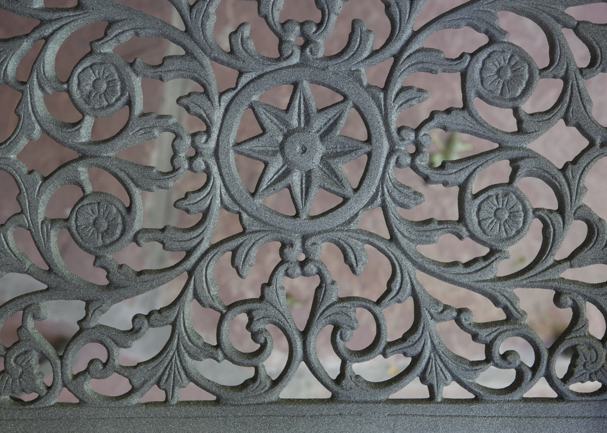 Wrought Iron Patio Bench