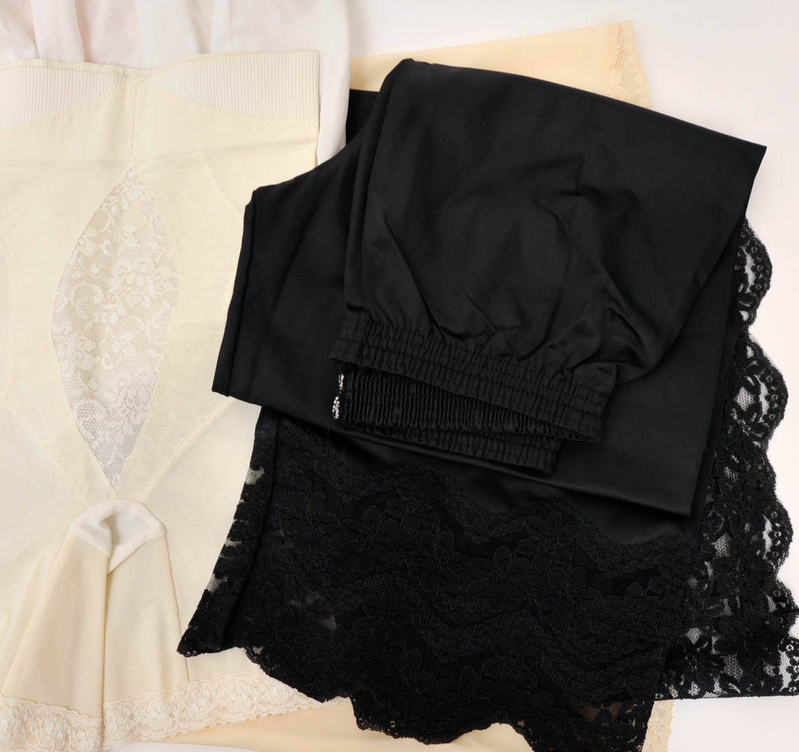 Vintage Slips and Garter Belt