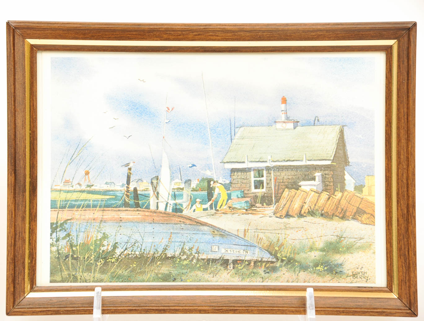 Two Framed Sea Side Prints