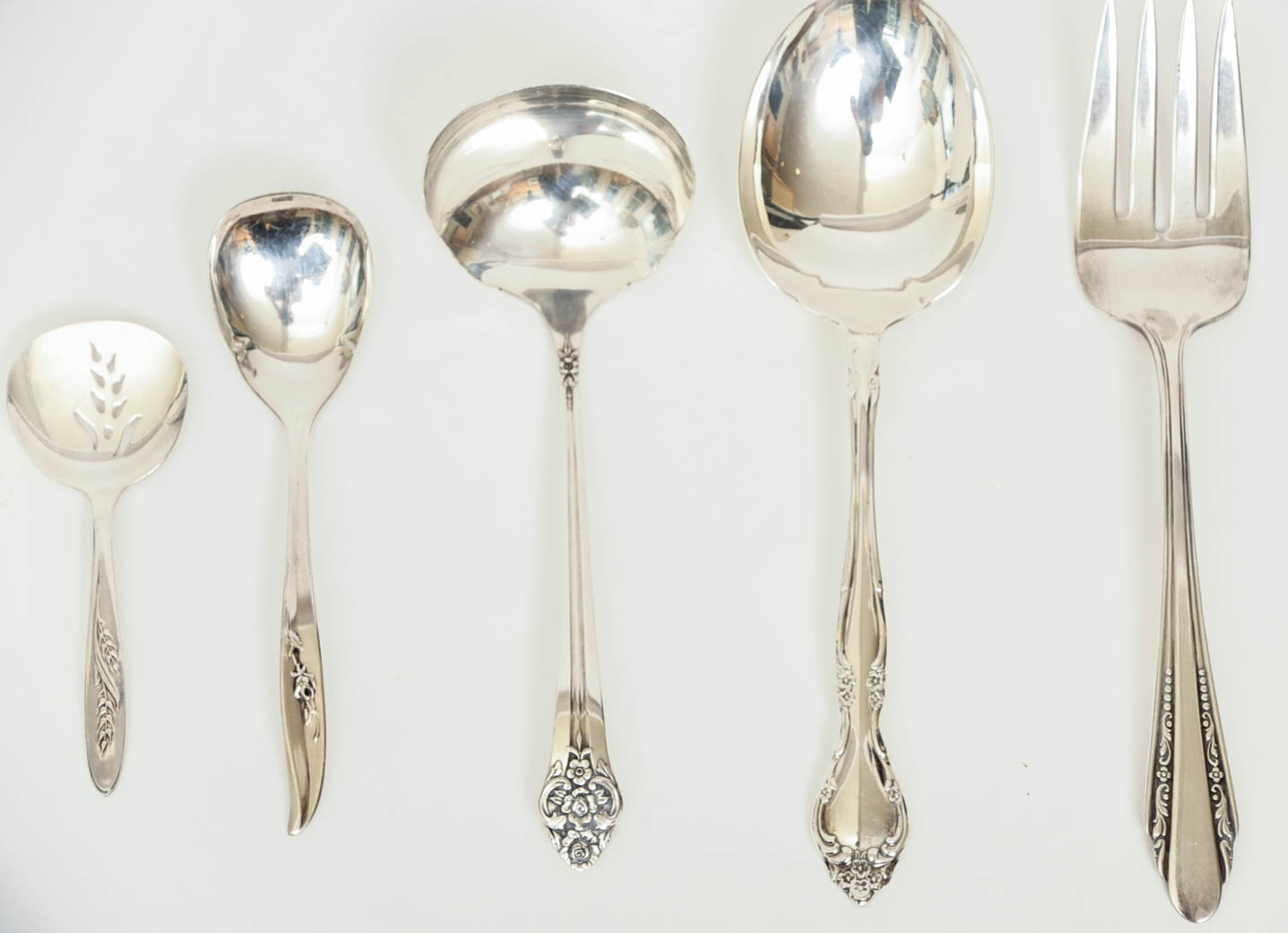 Assorted Silver Plated Serving Pieces