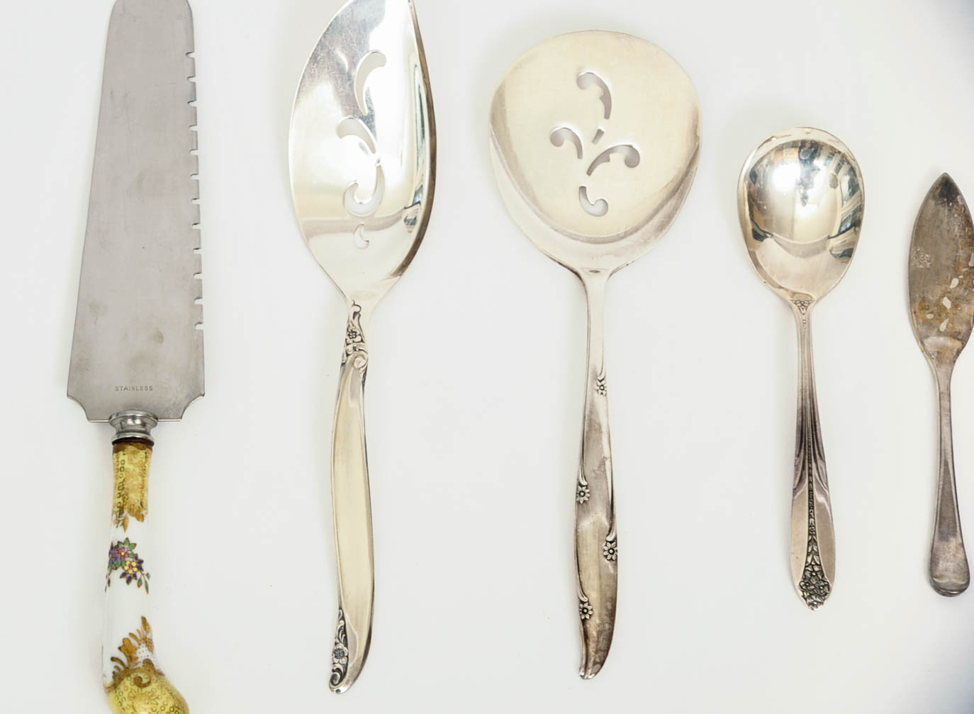 Assorted Silver Plated Serving Pieces