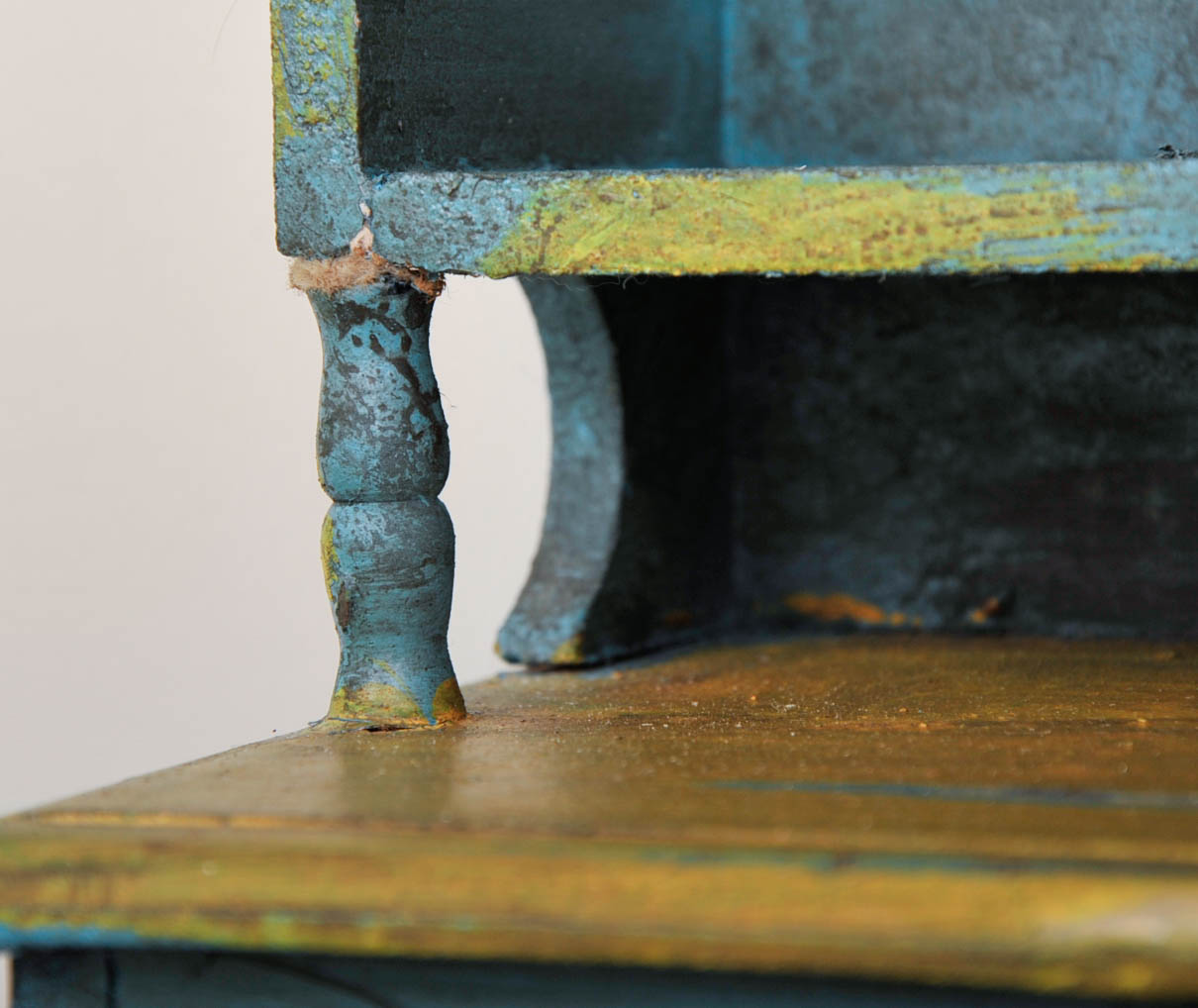 Miniature Painted Cabinet