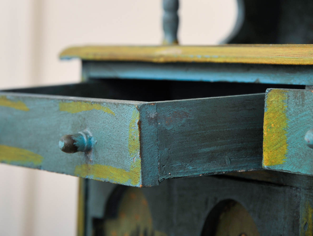 Miniature Painted Cabinet