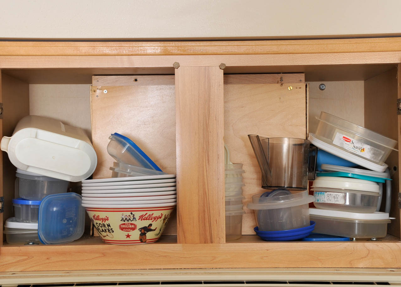 Kellogg's Bowls and Tupperwear