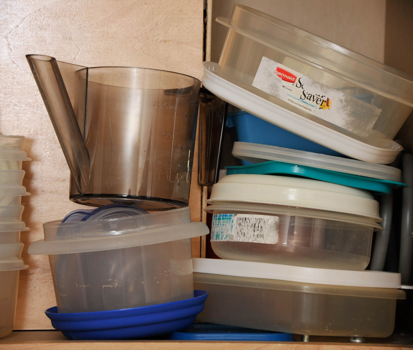 Kellogg's Bowls and Tupperwear