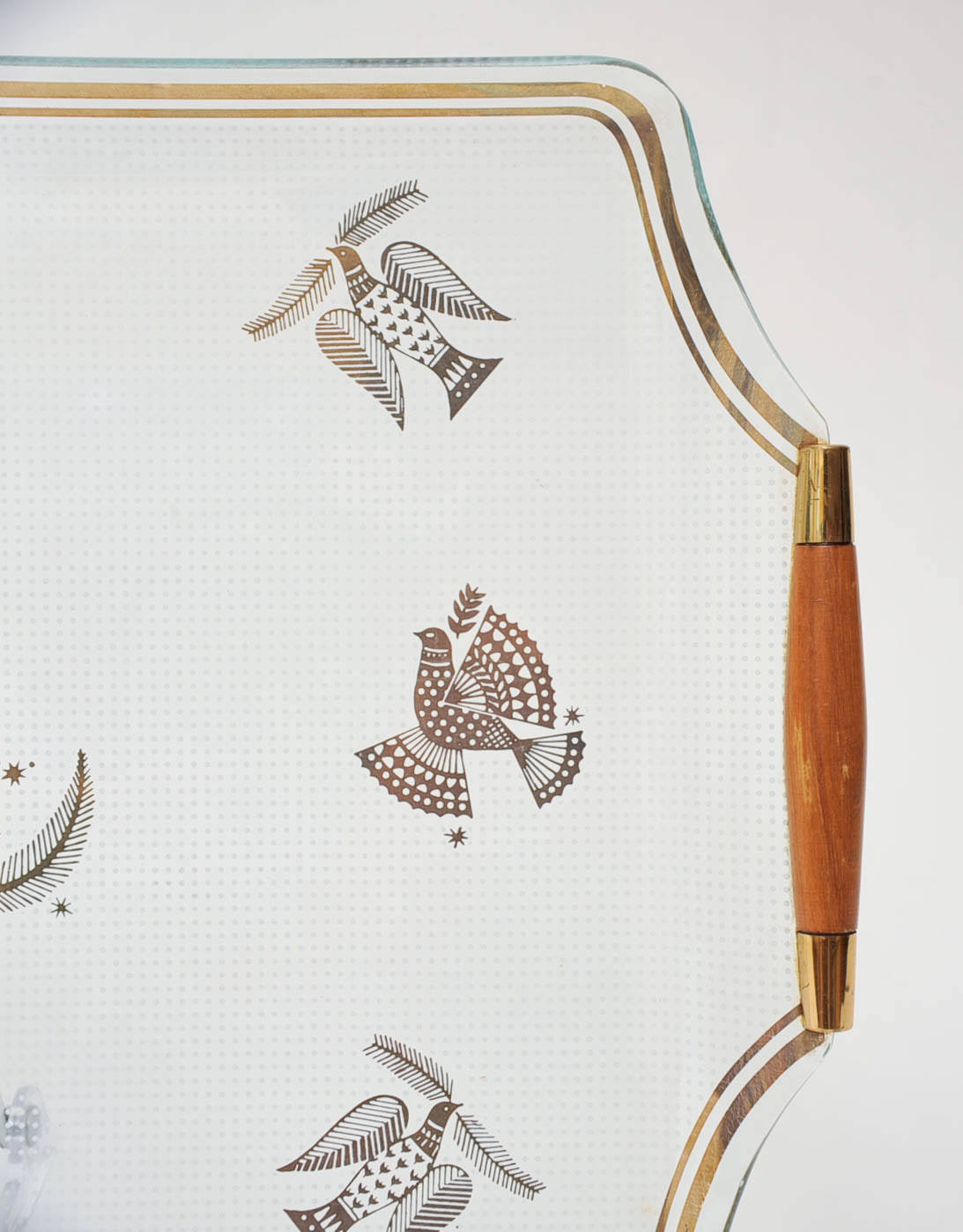 George Briard Glass Serving Platter