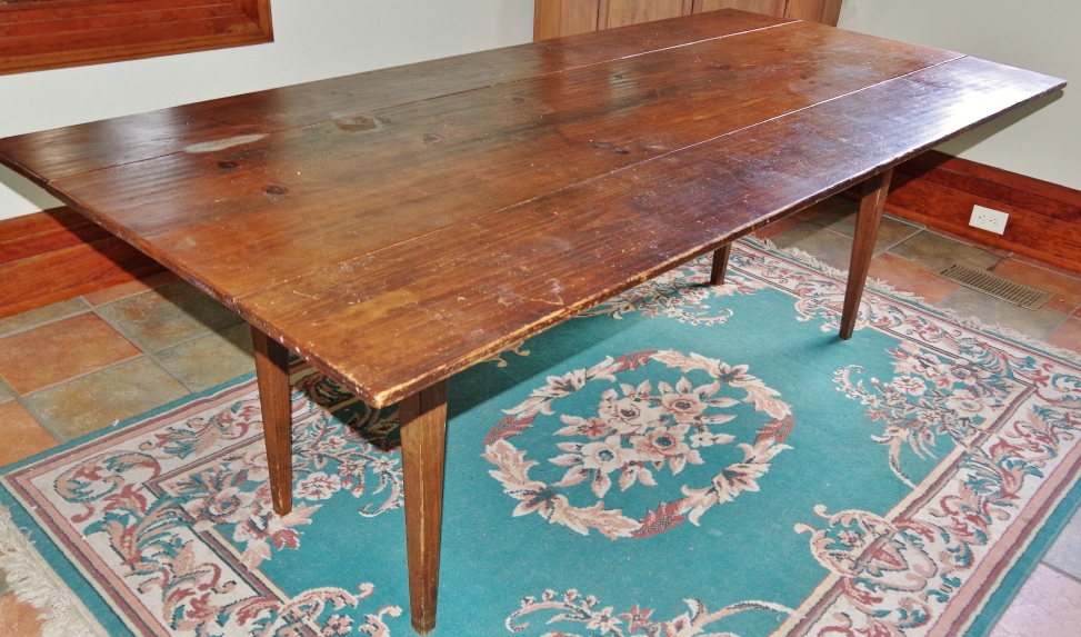 Vintage Pine Kitchen Drop Leaf Table