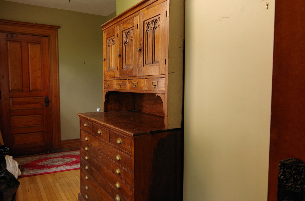 Antique Sacristy Cabinet